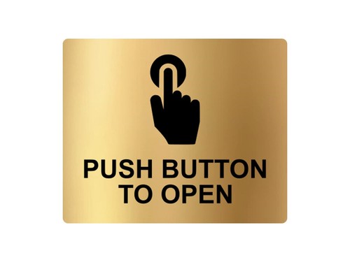 Gold aluminium schild - aluminium,